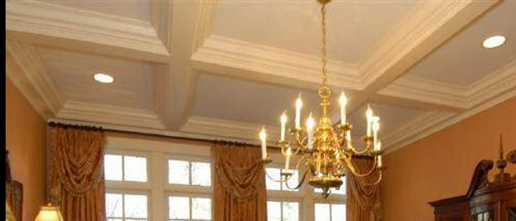 Tauber Builders Coffered Ceilings
