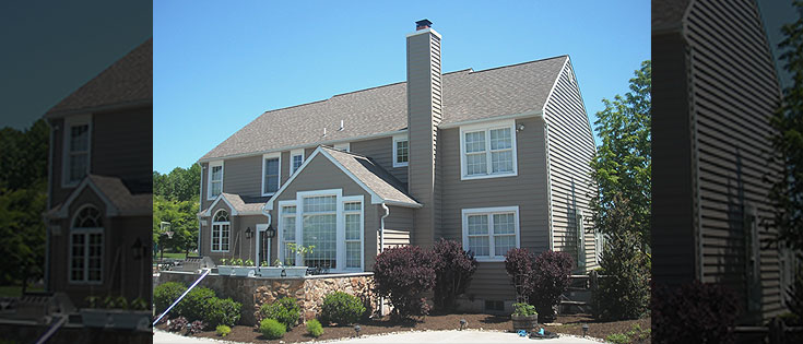 Tauber Builders Elevations Chester Springs, PA Rear Completed