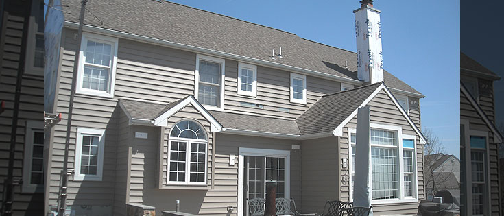 Tauber Builders Elevations Chester Springs, PA Rear Completed