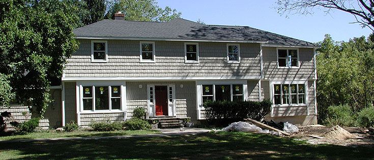 Tauber Builders Elevations Buckwald, Colts Neck Work in Progress