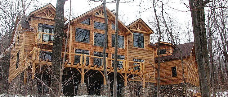 Tauber Builders Elevations VT  Rear Completed
