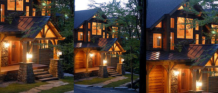 Tauber Builders Elevations VT  Front Completed