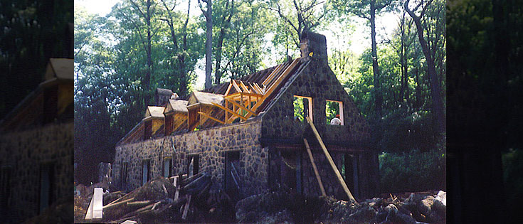 Tauber Builders Elevations Tenefly  Front Before